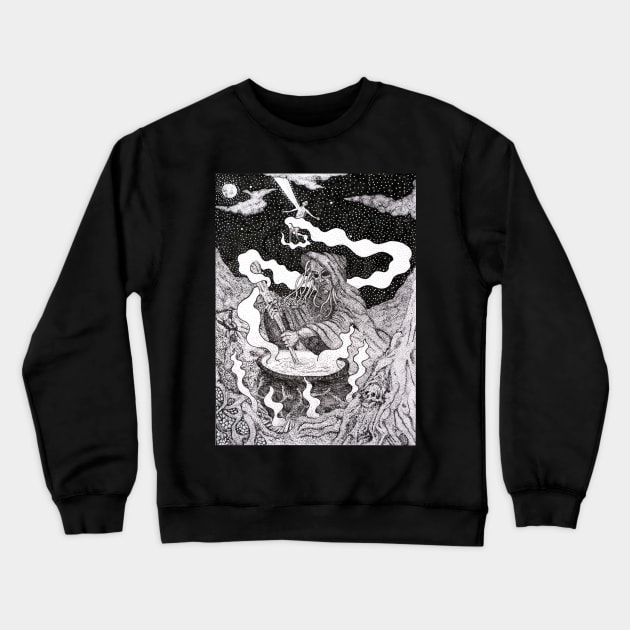 The Woodwoman Crewneck Sweatshirt by GruesomeDesign